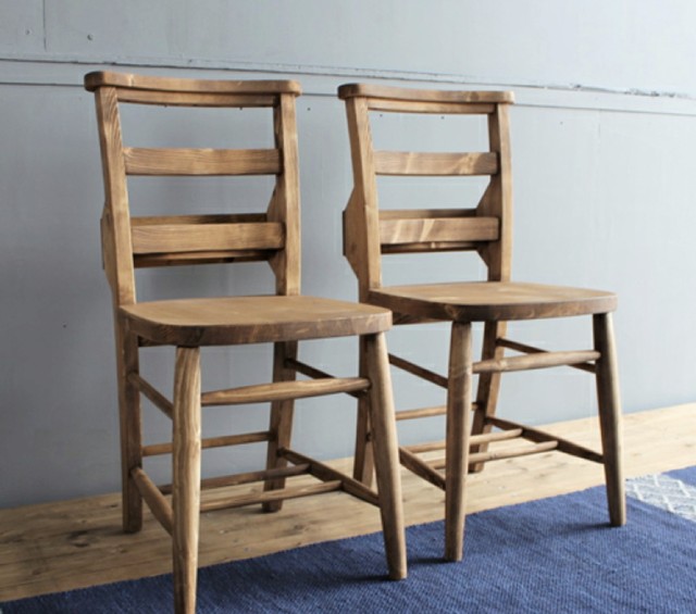 PINE Dining Chair /2Chair Set / カントリースタイル