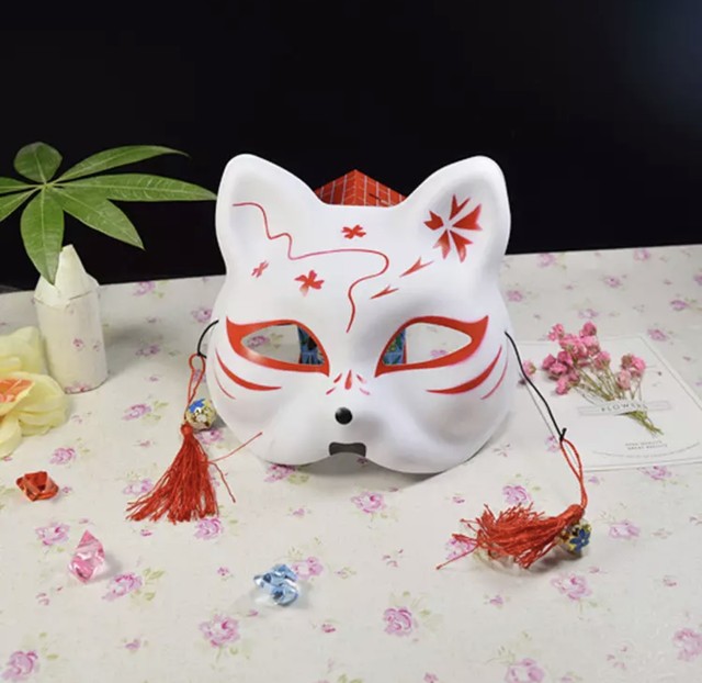 お取り寄せ商品 お面 コスプレ キツネ 狐 和風 原宿 ハロウィン サブカルチャー Candy Melts