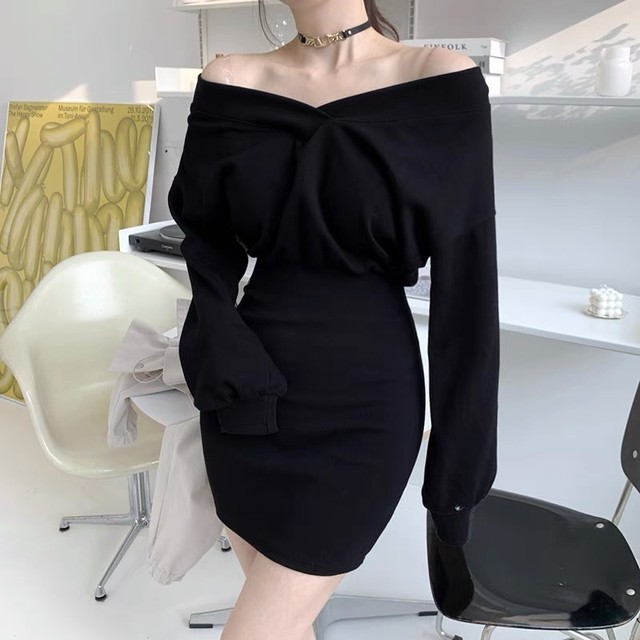 over v neck dress