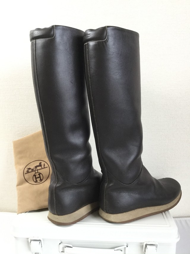 Hermes クイック スニーカー ロングブーツ Mikotonori