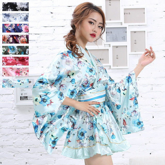 着物ドレス 着物 ドレス 花魁 コスプレ よさこい 衣装 花魁ドレス 浴衣ドレス Jewel ジュエル 花柄 サテン パイピング ドレスショップjewel