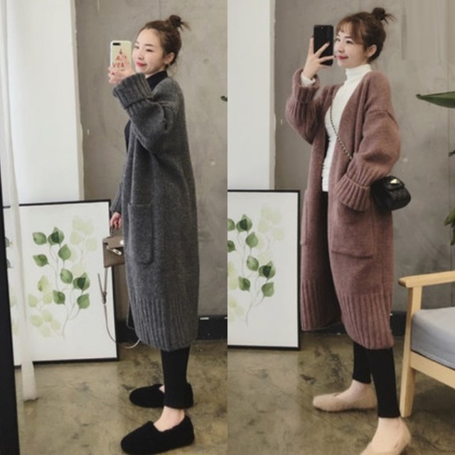 ニットコーディガン 冬服 レディース ロングカーディガン レディース 冬 韓国 ファッション カーディガン ニットコート ロングニットコート ポケット 冬 ニット アウター レディース 韓国 ニット 冬アウター Vestito