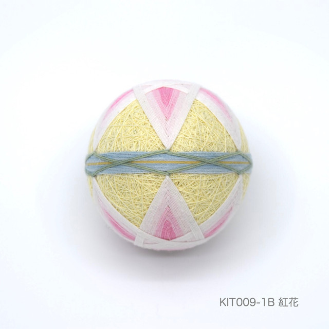 手まり制作キット 紡錘形交差かがり テキストあり Kit009 1 讃岐かがり手まりオンラインショップ