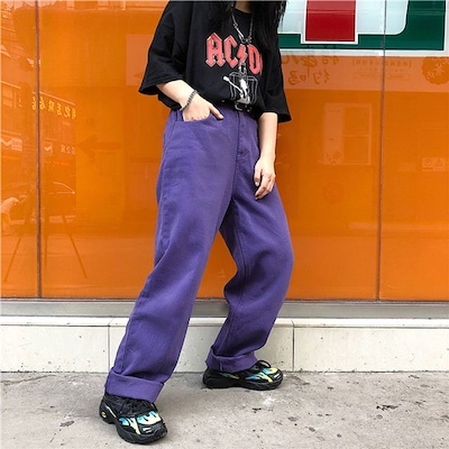 震える のために 娯楽 紫 パンツ メンズ Exe Chef Jp