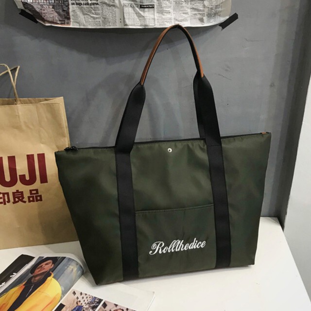 トートバッグ 大型 ジムバッグ スポーツバッグ 旅行用バッグ メンズ レディース ナイロン 3色 送料無料 メール便 代引き不可 Tukasa K