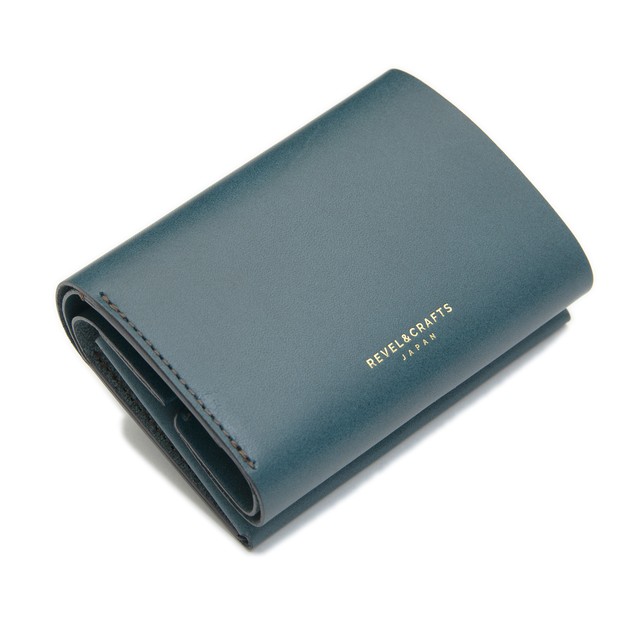 2.5折コンパクト財布 - MINI 2 ブルー