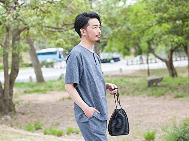 Jpcs 甚平 パジャマ メンズ 夏 ヘンリーネック 綿麻 おしゃれ 男性 かっこいい Botan Japan Classic Store