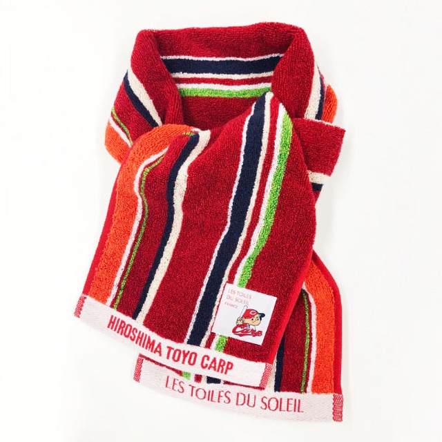 カープコラボ 今治マフラータオル ヒロシマ カープ スリーズ ルージュ Hiroshima Carp Cerise Rouge 広島アスリートマガジン オンラインショップ