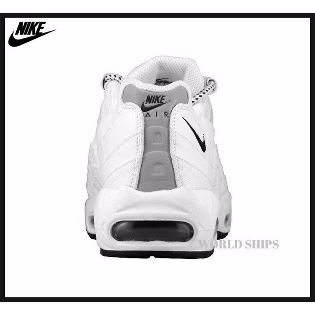 ナイキ エアマックス95 白 メンズ ナイキ スニーカー レディース Nike Air Max 95 ホワイト 海外限定 正規品 Nike 10 World Ships