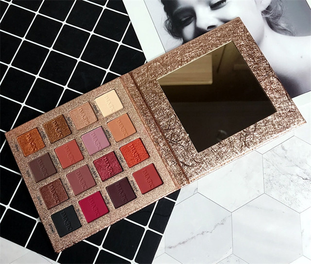 16色 ワインレッド アースカラー メタル レッドブラウン 韓国コスメ Daisy