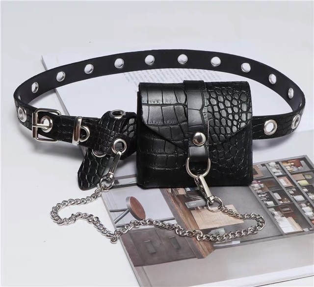 leather waist bag
