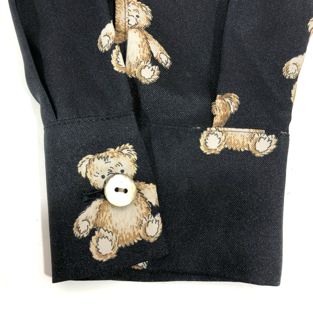 Burberrys Burberry バーバリーズ バーバリー シャツ クマプリント くま テディベア ブラック 黒 9 中古品 B106 Vintage Brand Tokyo Accessories Burberrys Burberry バーバリーズ バーバリー シャツ クマプリント くま テディベア ブラック 黒 9 中古品 B106 Vintage Brand Tokyo Accessories
