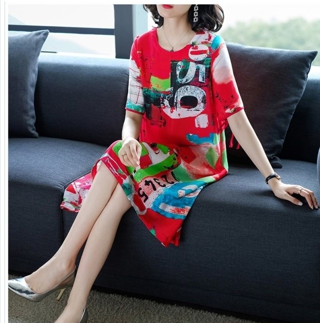 セミ フォーマル ワンピース パーティードレス ドレス ワンピース 食事会 ボウタイ ミモレ丈 ボタニカル 代 30代 40代 ダークブルー 膝 Basecamp49