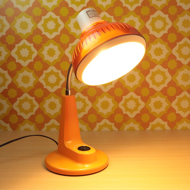 昭和レトロ Sanyo 三洋電機 オレンジ スタンドライト オレンジ Retro Mellow レトロメロウ レトロ雑貨 昭和レトロ アンティーク