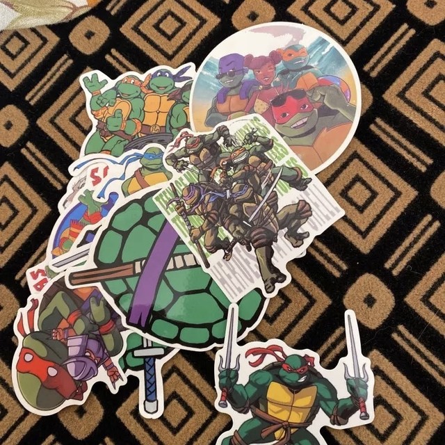 タートルズ ステッカー Turtles 50枚入り Tmnt Teenage Mutant Ninja Turtles アメコミ Sticker Bf Merch S