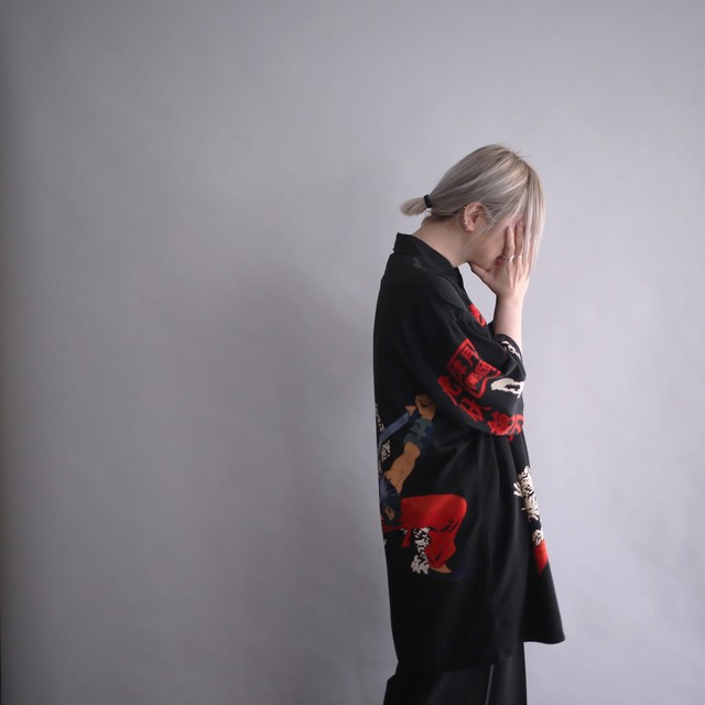 虎伏絶刀勢 Good Pattern Over Size H S Shirt Nihil