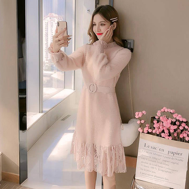 全ての ワンピース ミモレ ワンピースドレス ミモレ丈 ワンピース ミモレワンピース ニットワンピース 冬新作ニットワンピース T002 Haln1337 ランキング１位受賞 Www Endocenter Com Ua