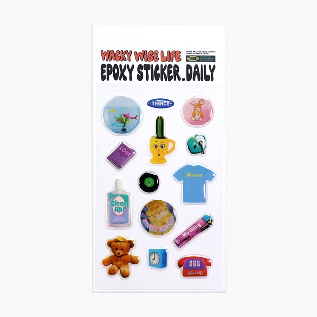「DAILY」 エポキシ ステッカー