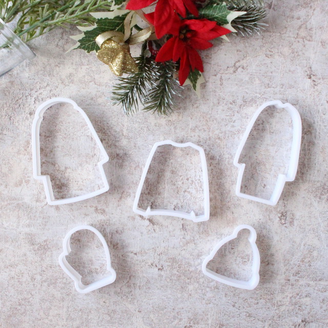 ニットワンピース ファッション クッキー型 Mscookiecutter