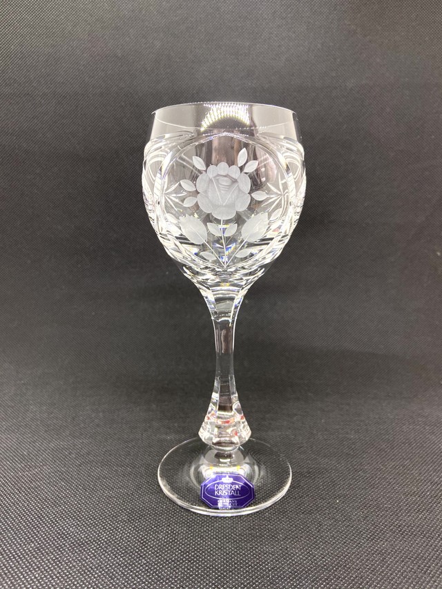Dresden Kristall ドレスデンクリスタル シンフォニーローズ ワイングラス ハンドカット 2客セット ドイツ 00 テーブルウェア インテリア Magnolia マグノリア