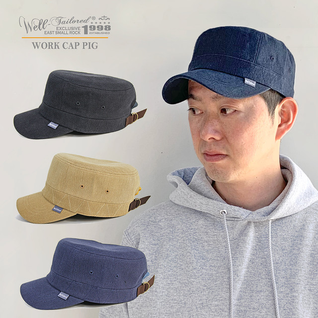 Well Tailored ウェルテーラードwork Cap Pig Kkc 314 ワークキャップピグ キャップ アウトドア キャンプ ワーク キャップ 帽子 メンズ レディース ブランド Have A Nice Time Store