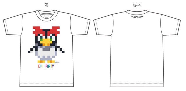 【期間限定発売】EVA T PARTY 2019 in CONTROLLER SAPPORO 缶バッジ付き限定Tシャツ ペンペン