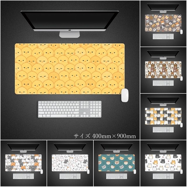 マウスパッド 900mm 400mm 可愛い ネコ アヒル ウサギ 動物 アニマル 使いやすい アート ビジネス リモート キュート おしゃれ 猫 兎 インテリア 仕事 在宅作業 Pc周辺 デスク周り プレゼント Laff Store 会社情報 納期の確認をお願いします