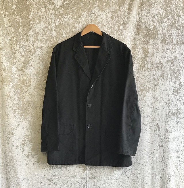Y S For Men ジャケット ダック地 コットン テーラード 97ss Mu J10 001 M ブラック ワイズ Yohji Yamamoto Pour Homme ヨウジヤマモト 古着 デザイン古着 ヴィンテージ アメリカ ユーロ 中古 S Sigma Freestyle Usedclothing Store
