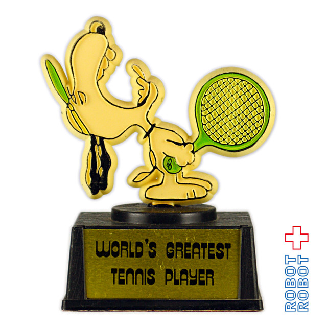 スヌーピー Avivaトロフィー ワールドグレイテストテニスプレイヤー Snoopy Trophy World S Greatest Tennis Player Robotrobot