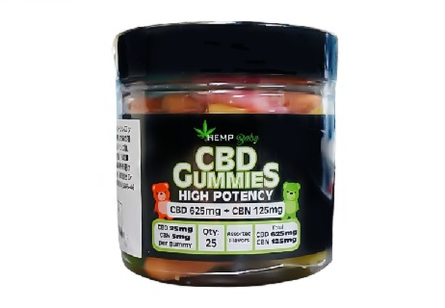 大人気のCBDグミ!!話題の大麻成分CBDを1粒に高濃度25mg配合【HEMP BABY25粒入り】