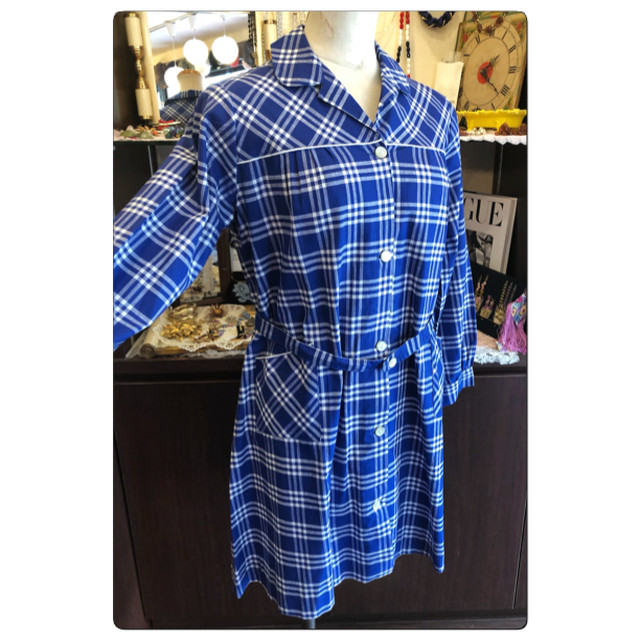 キッズ シャツワンピース チェック ヴィンテージ Kira Closet Vintage