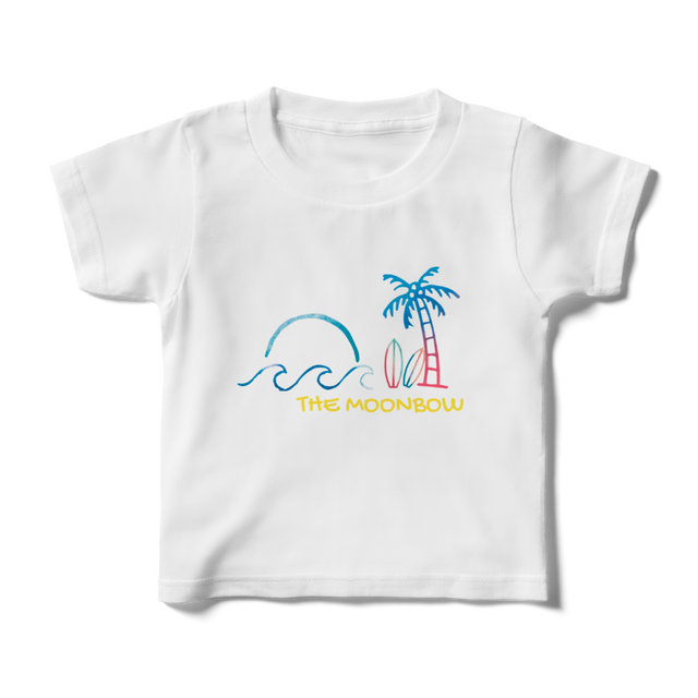 033 The Moonbow Logo2 T Shirt キッズ Tシャツ 親子 ペアルック ハワイ カリフォルニア 西海岸 サーフ ブランド Anuenue Island