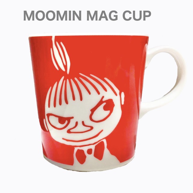 ムーミン Moomin マグカップ 赤 レッド リトルミイ Zakkaeq ムーミン アクセサリー