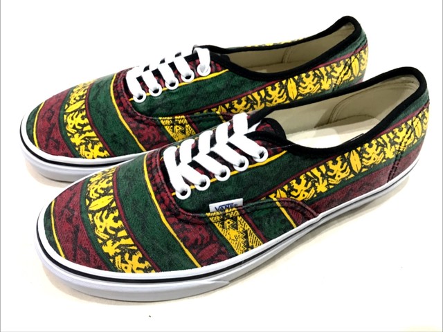 Vans バンズ Vandorenヒール ラスタカラー オーセンティック サイズ ９ １０ S319 ｆａｂｒｉｃ