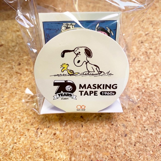 60年代 スヌーピー生誕70周年記念限定マスキングテープ マスキングテープ専門店 ヨハク社