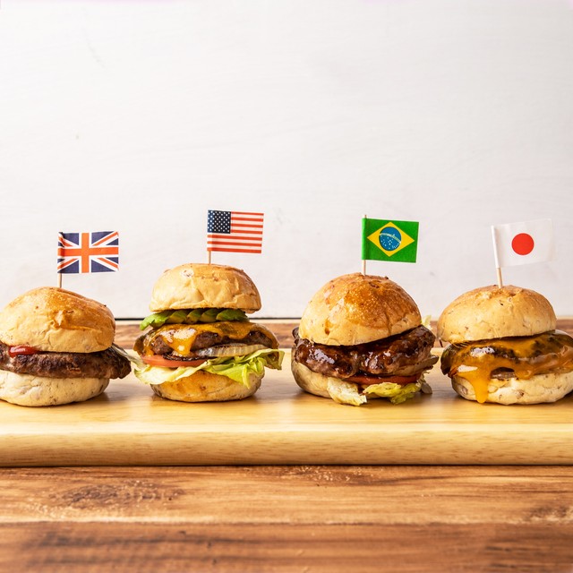 おうちで手作りハンバーガー屋さんキット【ロゴ入りサロン付き】