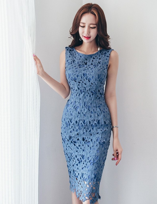 束ねる 争う ノイズ レース ワンピース 青 Ctshma11 Com