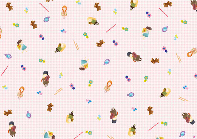 包装紙 100枚 世界の可愛い子供たち 女の子 モノココロ