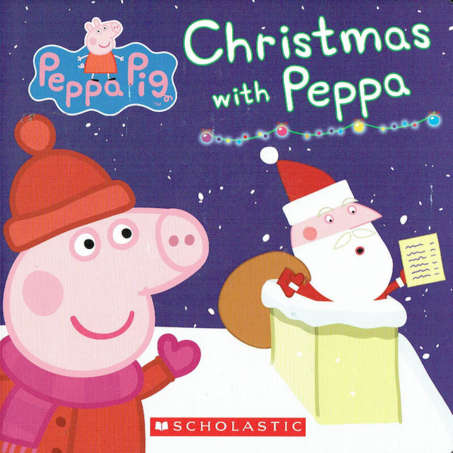 Christmas With Peppa Peppa Pig ペッパピッグ クリスマス ボードブック 英語絵本の わんこ英語books