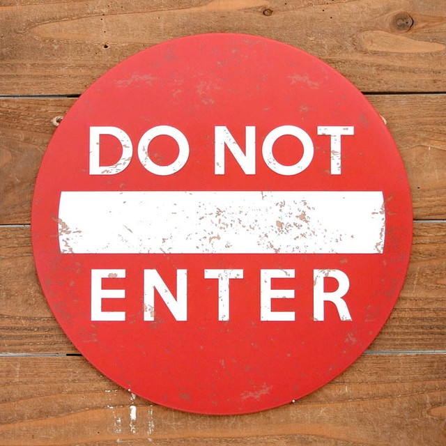 アメリカンプレート ブリキ 看板プレート ガレージ Do Not Enter アメリカヴィンテージ カリフォルニア 西海岸 アメリカン雑貨 Depot