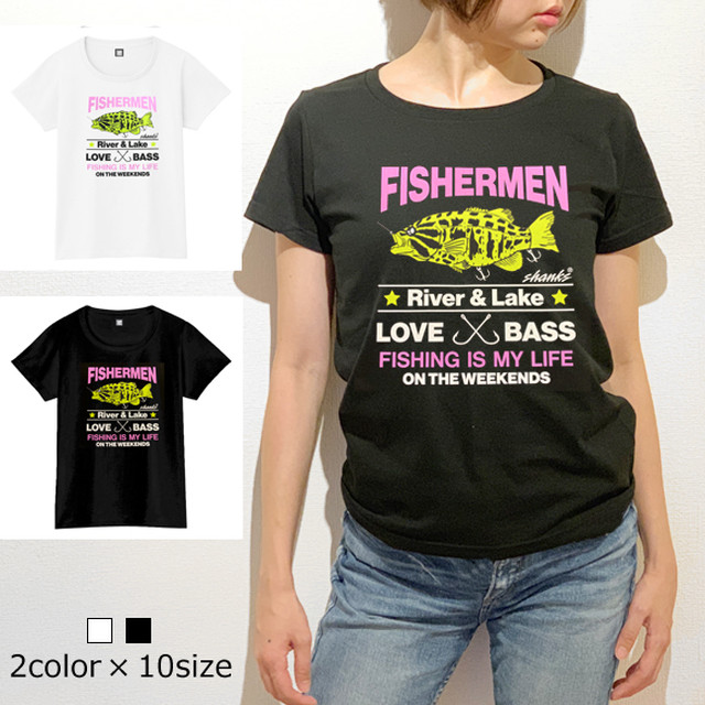 送料無料 Big Mom ラージマウスのビッグママ Tシャツ 釣りパーカー 釣りt ルアー 釣りガール 釣りtシャツ タイラバ バス釣り エギング ロックフィッシュ シュノーケル スキューバダイビング お洒落 バス釣り Shanks