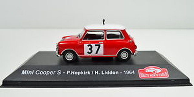 送料無料 ミニクーパーラリーモンテカルロ スケールmini Cooper S Rallye Montecarlo 1964 37 Scale 143 模型車専門店