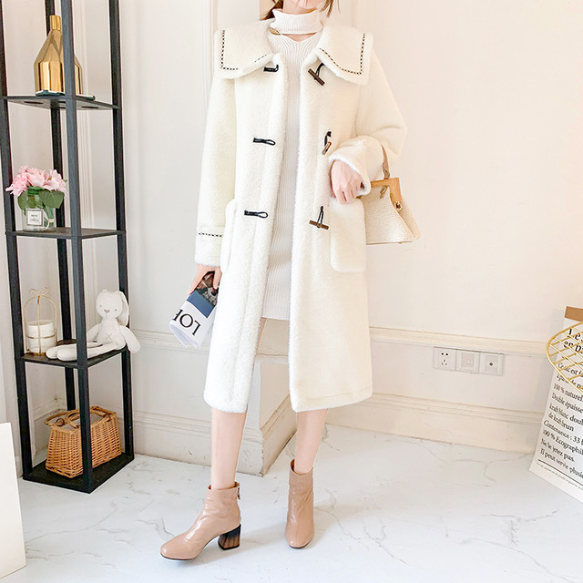 3色 Feminine アウター ダッフルコート レディース 学生 ロング 安い 軽い 白 代 30代 40代 まるの樹 Fashion
