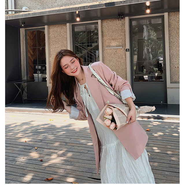 ミディアム丈テーラードジャケット ゆったり レディース スプリング 春 秋 冬 コーデ ストレート カジュアル スーツ ジャケット専門 ノンノン スクリー Nonnon Skry For Ladies Jackets Only