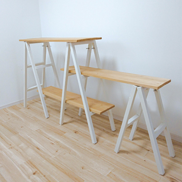 ラダーシェルフ 折りたたみシェルフ 組み替えシェルフ コンパクト 国産紀州材使用 国産熊野紀州材使用 Ecokagu エコカグ 国産無垢材 家具 学習机 絵本棚