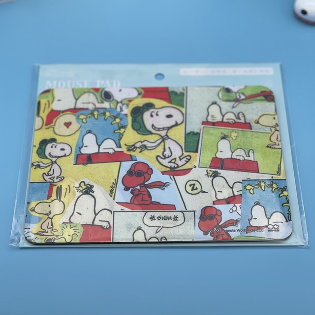 Peanuts Snoopy スヌーピー マウスパッド スヌーピーのおへや N おすぬべや