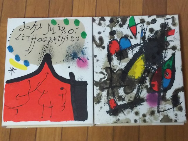 希少 美品 Joan Miro ジョアン ミロ カタログ レゾネ 版画 全6冊 全3冊セット オリジナル作品38点綴込み さわださとし沼