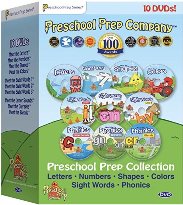 子供用英語教育フォニックスdvdボックス Preschool Prep Series 発音トレーニング 幼児 0歳 1歳 2歳 3歳 知育用 小学生にも人気 中国版 車内移動中にもお子様が飽きずに英語学習可能な教材 えいごであそぼう 英語教育 英語 幼児英語 早期教育 幼児教育 お受験