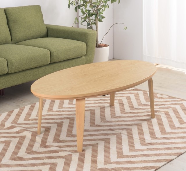Natural Wood KOTATSU Oval / コタツ センターテーブル 天然木風 カントリー