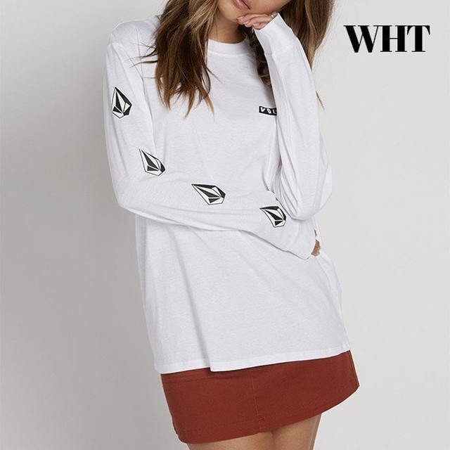 ボルコム ｔシャツ レディース Simply Stoned 新作 長袖 人気 ブランド おしゃれ 入学 就職 プレゼント 通販 リゾート ロゴ Volcom Beachdays Okinawa